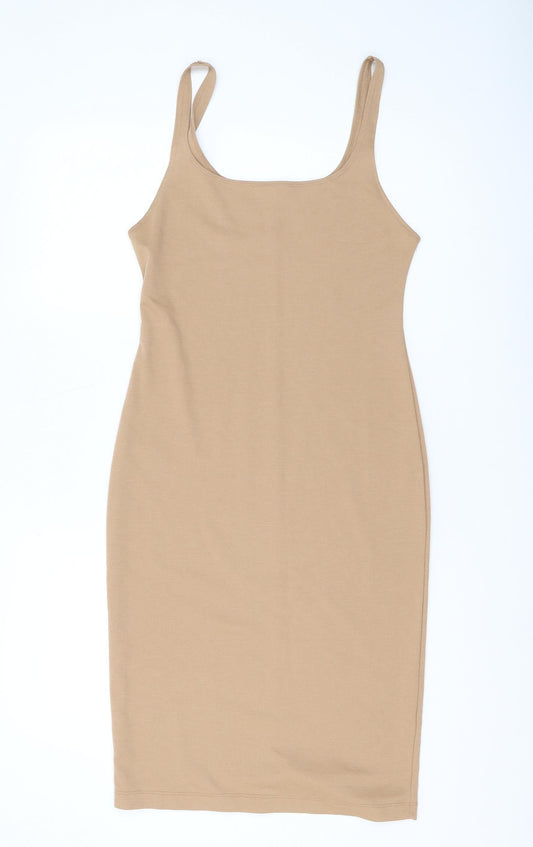 Zara Trafaluc Beige Women’s L Slip Dress