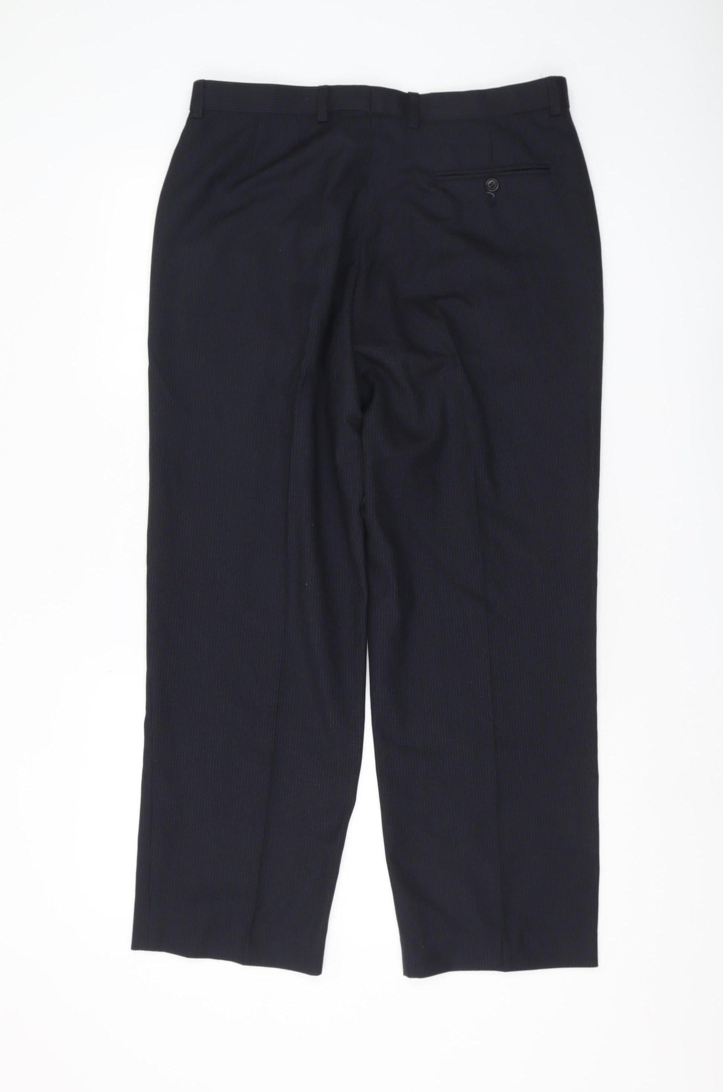 Marks and Spencer Men's Black Dress Pants 34 Regular