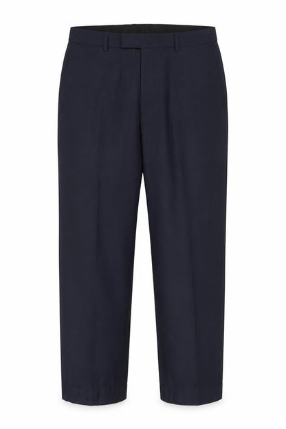 Marks & Spencer Men's Blue Regular Fit Trousers, L