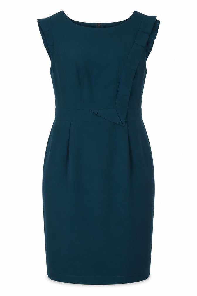 Marks & Spencer Women's Green Sheath Dress Size 8