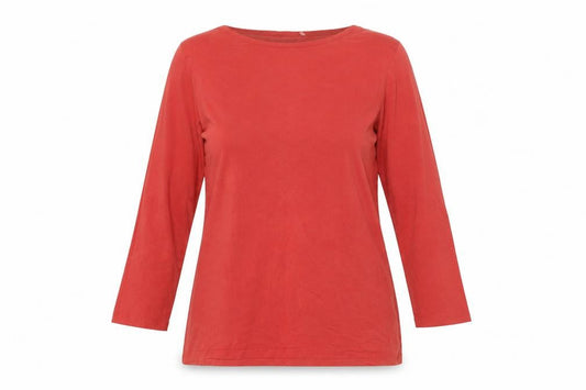 FatFace Women's Red 3/4 Sleeve T-Shirt Size 12