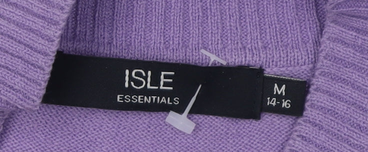 Isle Essentials Women's Purple Pullover Jumper M