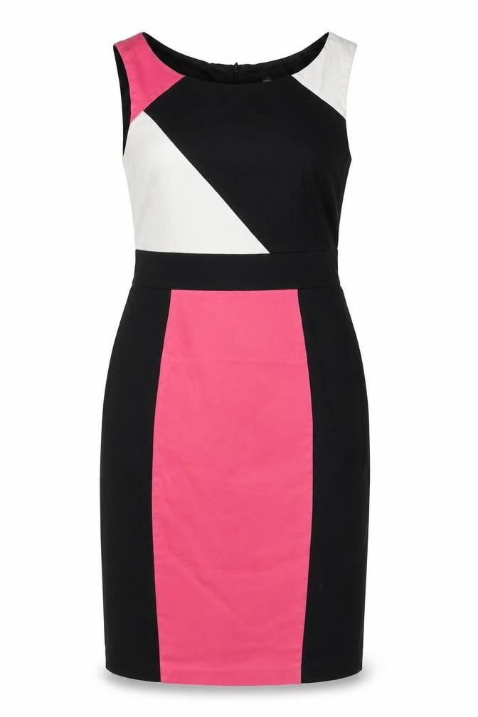 Marks & Spencer Women's Multicoloured Sheath Dress, Size 10