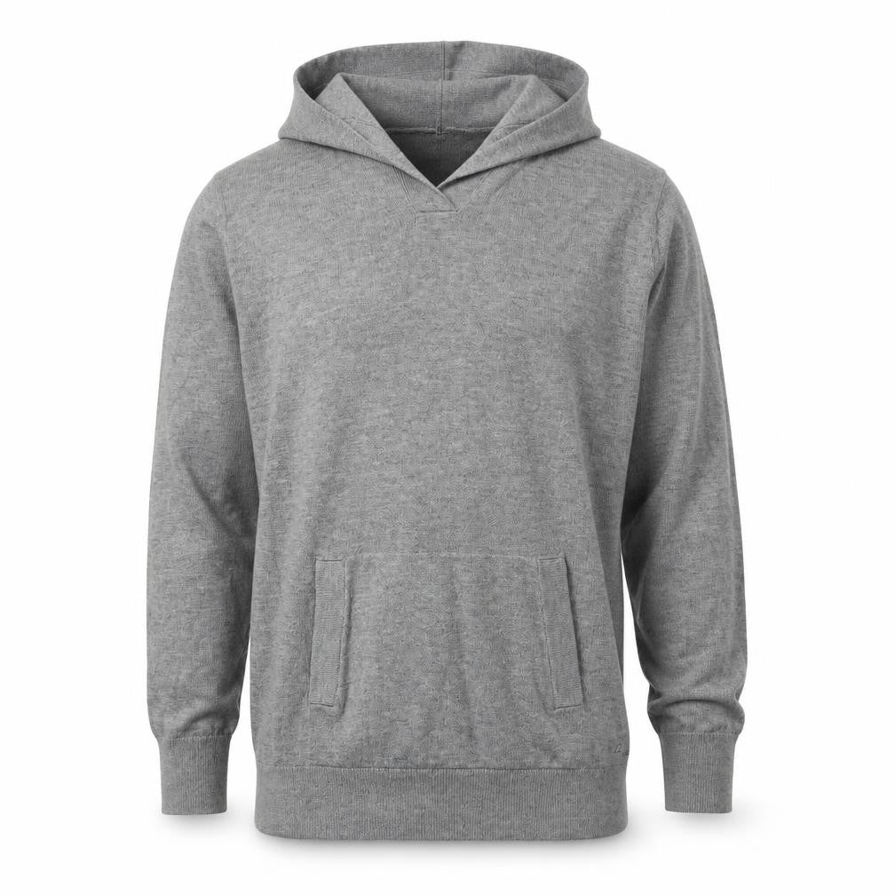 Crew Clothing Company Men's Grey Hooded Pullover Jumper S