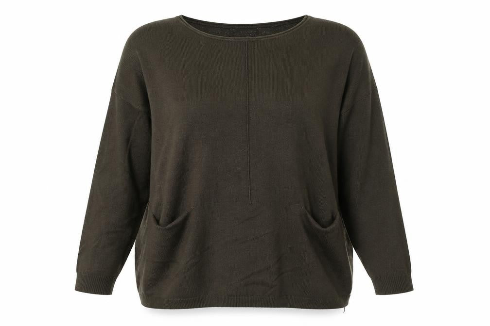 QED London Women's Green Pullover Jumper