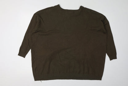 QED London Women's Green Pullover Jumper