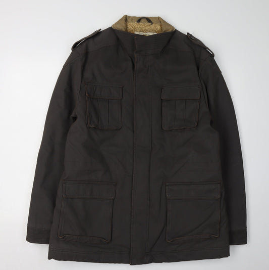 Debenhams Men’s Black Large Military Jacket