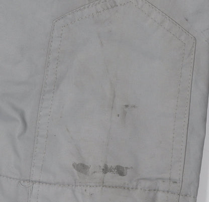 Additional view of Trespass boys’' grey snow pants, size 5, waterproof winter trousers