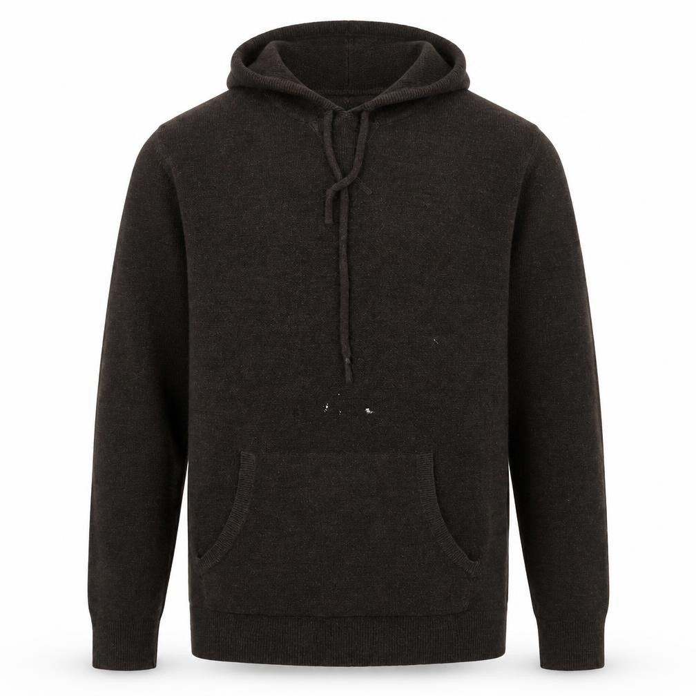 SoulCal Men's Brown Hooded Pullover Jumper - Medium