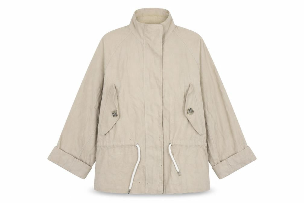 Lindex Women's Beige Relaxed Basic Jacket XS/S