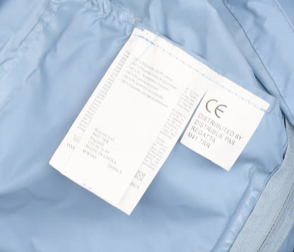 Regatta Women's Blue Waterproof Hooded Jacket Size 10