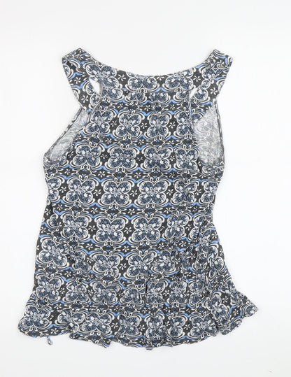 Back view of Mantaray Women's Multicoloured Floral Tank Top