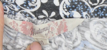 Close-up detail of Mantaray Women's Multicoloured Floral Tank Top