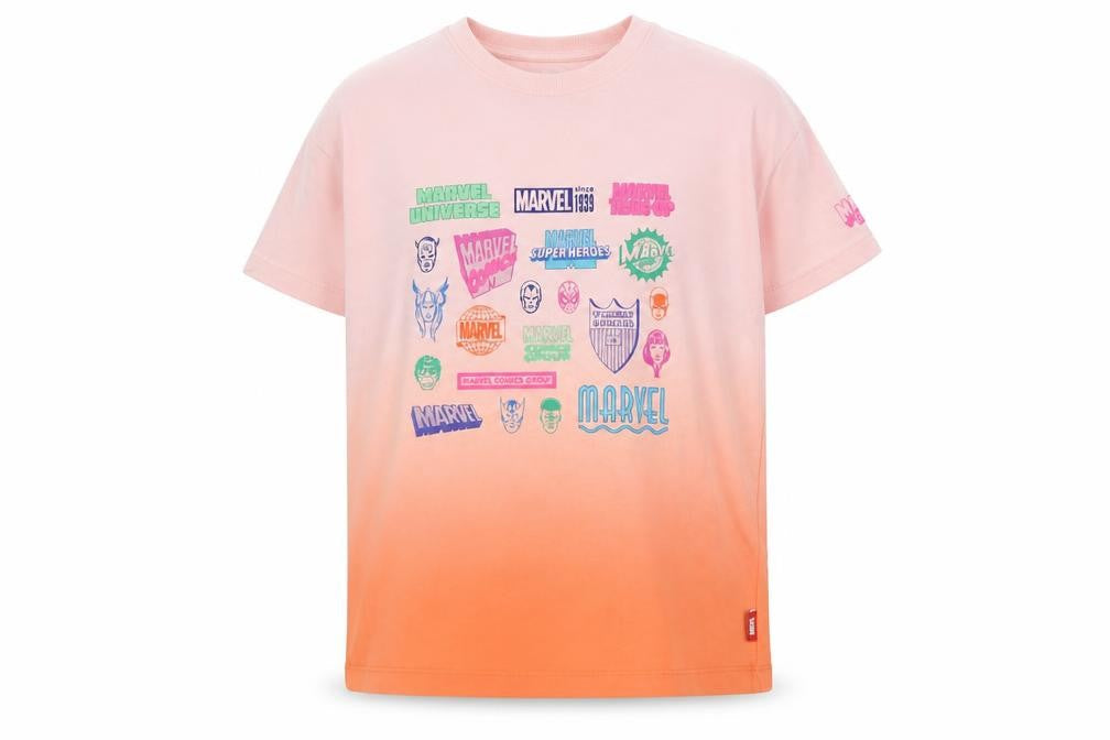 Marvel Pink Graphic T-Shirt for Girls 7-8 Years