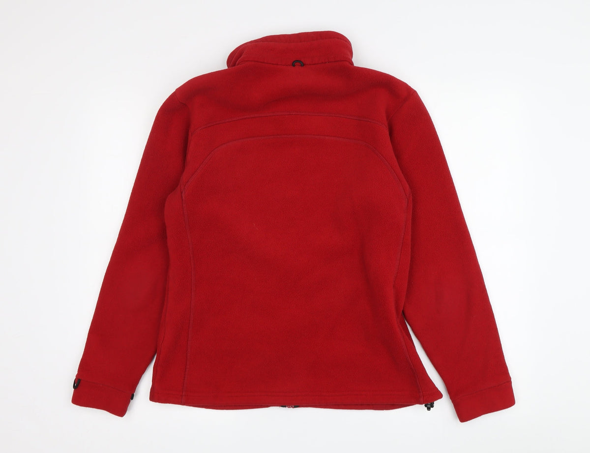 Lowe Alpine Women Red Fleece Jacket Size S Outdoor
