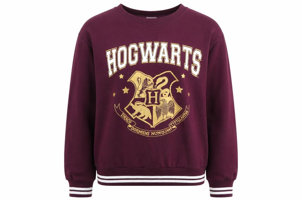 Harry Potter Unisex Kids Purple Hogwarts Sweatshirt 13-14 Years