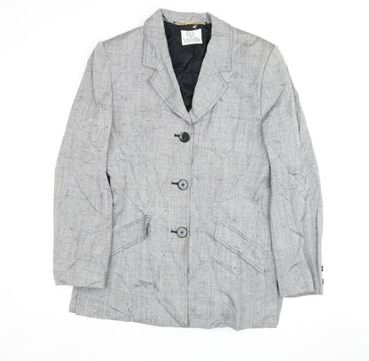 Viyella Women's Grey Blazer, Size 12, Business Attire