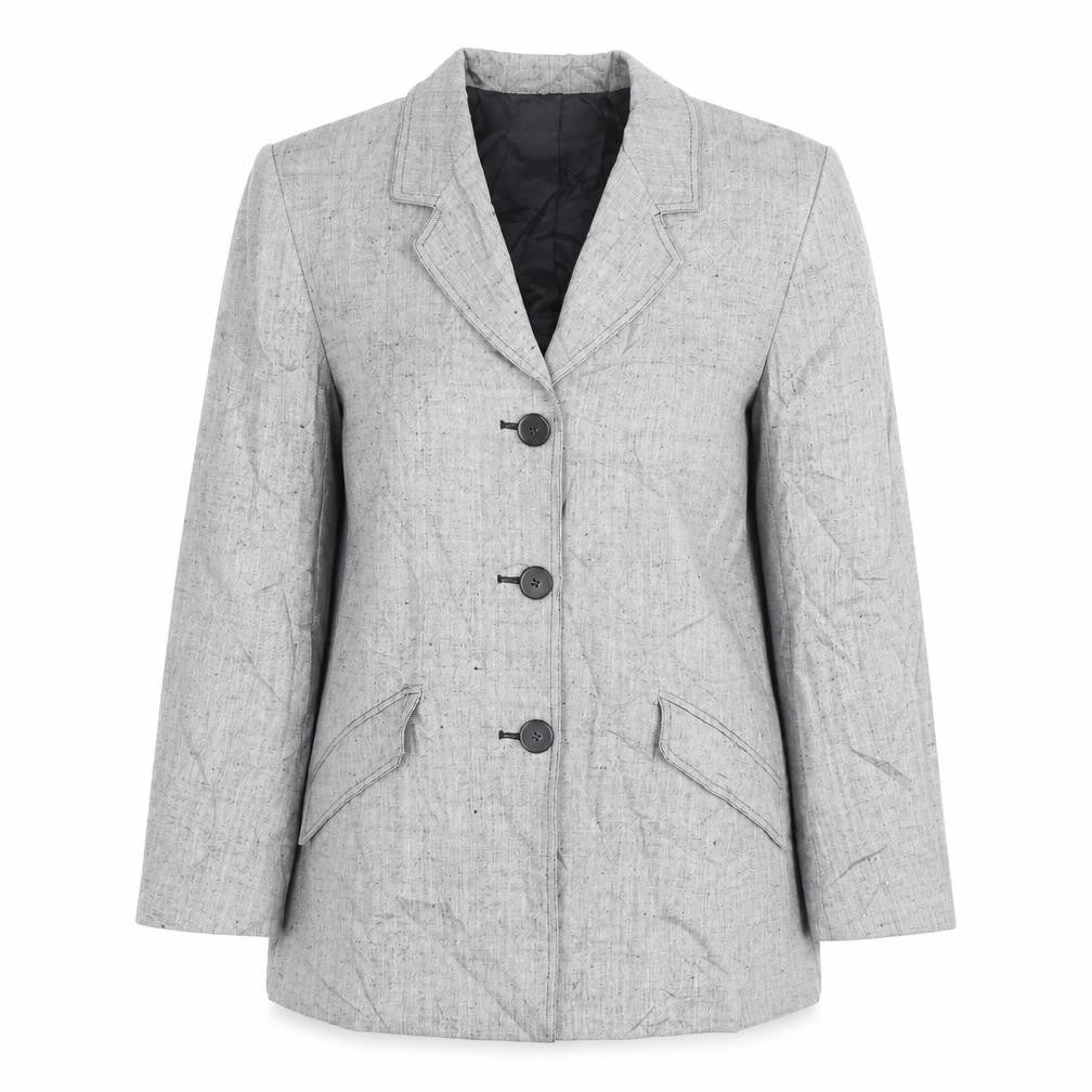 Viyella Women's Grey Blazer, Size 12, Business Attire