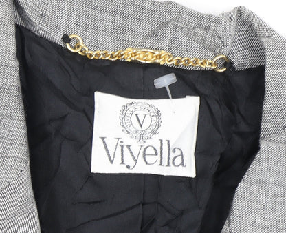 Viyella Women's Grey Blazer, Size 12, Business Attire