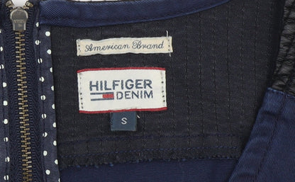 Close-up detail of Hilfiger Denim Women's Blue Sheath Dress, size S
