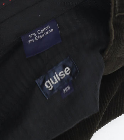 Guise Men's Black L Corduroy Trousers