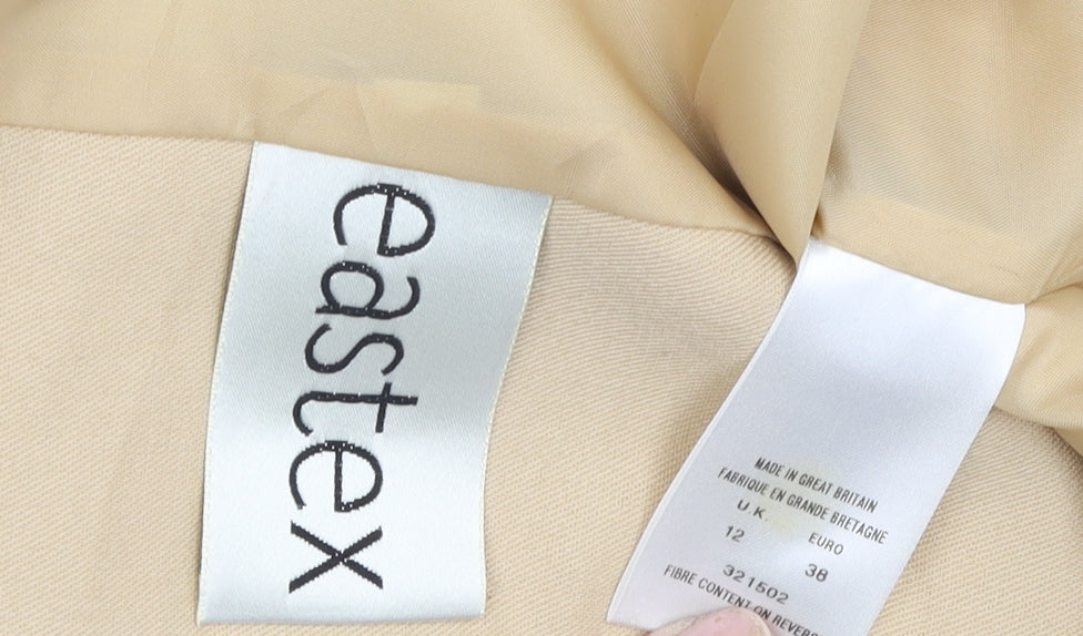 Eastex Beige Women's Jacket Size 12 Classic Formal