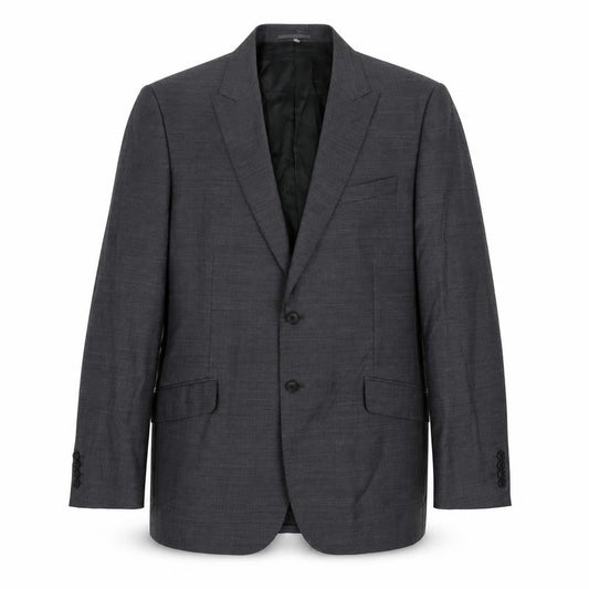 Jaeger Men's Grey Wool Blazer - Size 44R Regular Fit