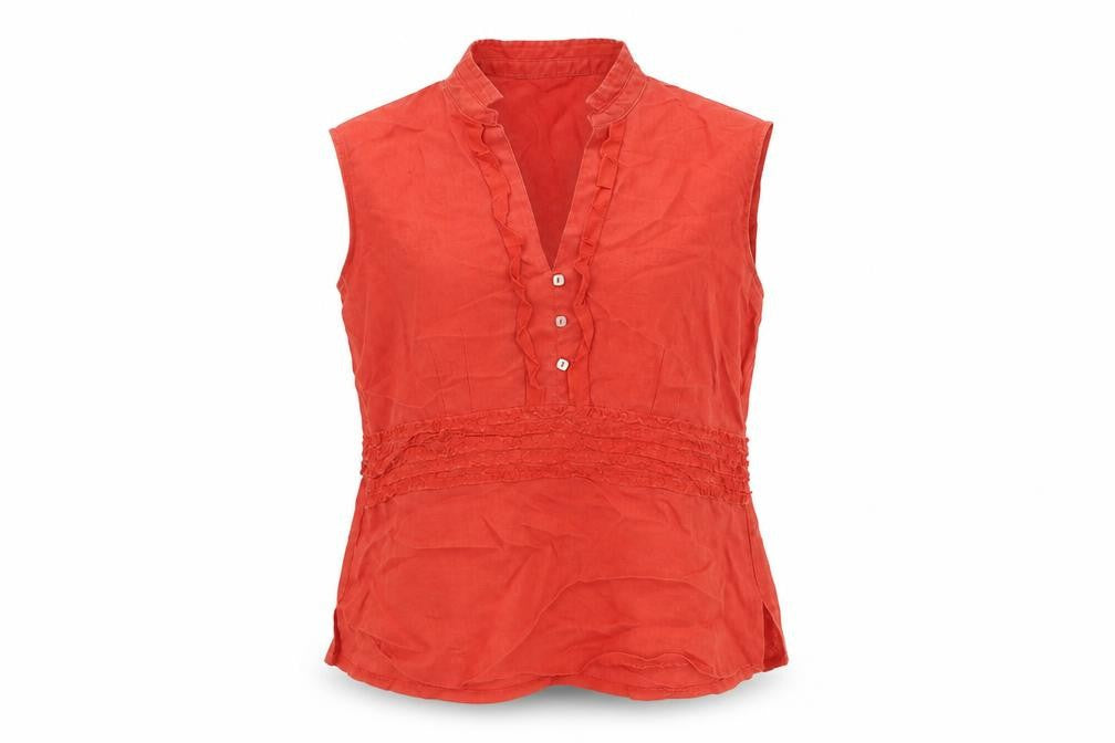 Marks & Spencer Women's Red Tunic Blouse Size 12