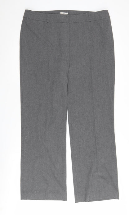 Country Casuals Women's Grey Dress Pants Size 18 - Business Classic