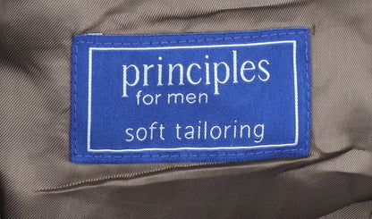 Additional view of Principles Men's Brown Blazer 42R Single-Breasted Classic