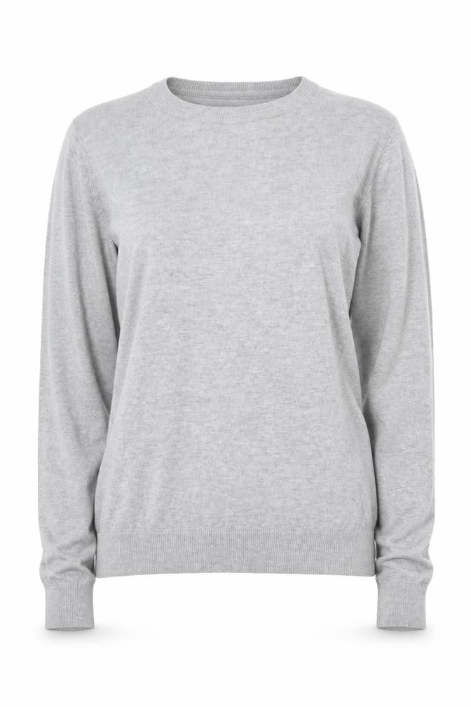 MNG Women's Grey Pullover Jumper, Size M, Crew Neck