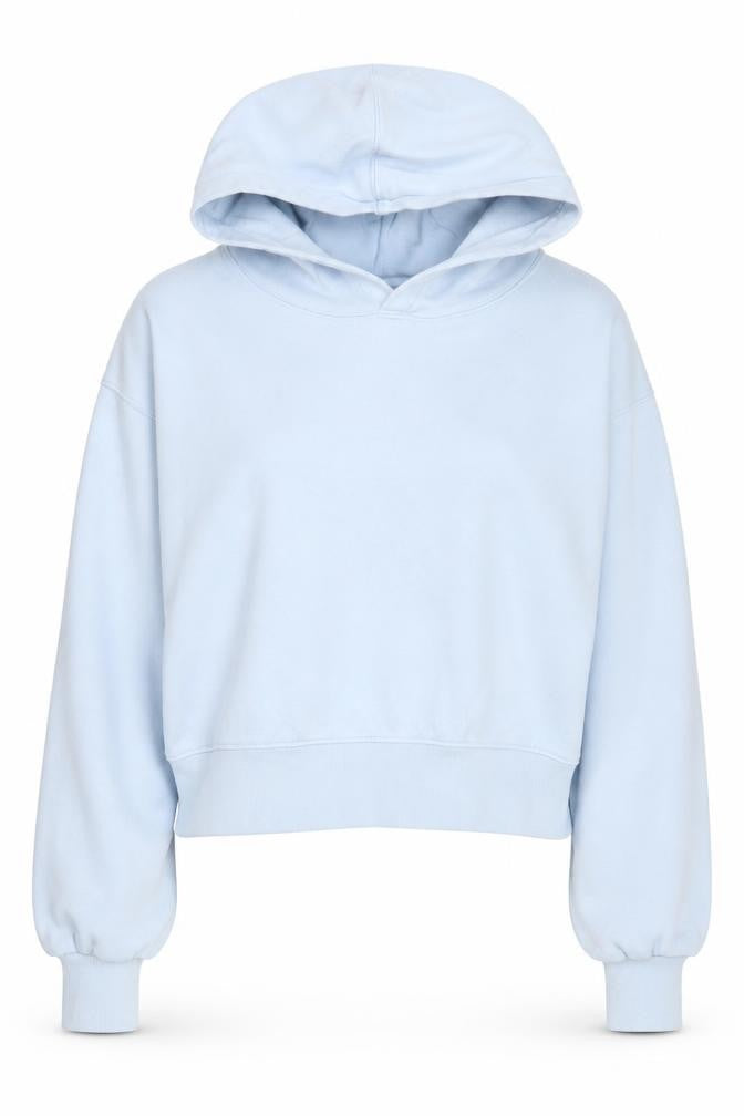 Stradivarius Women's Blue Pullover Hoodie Size 12