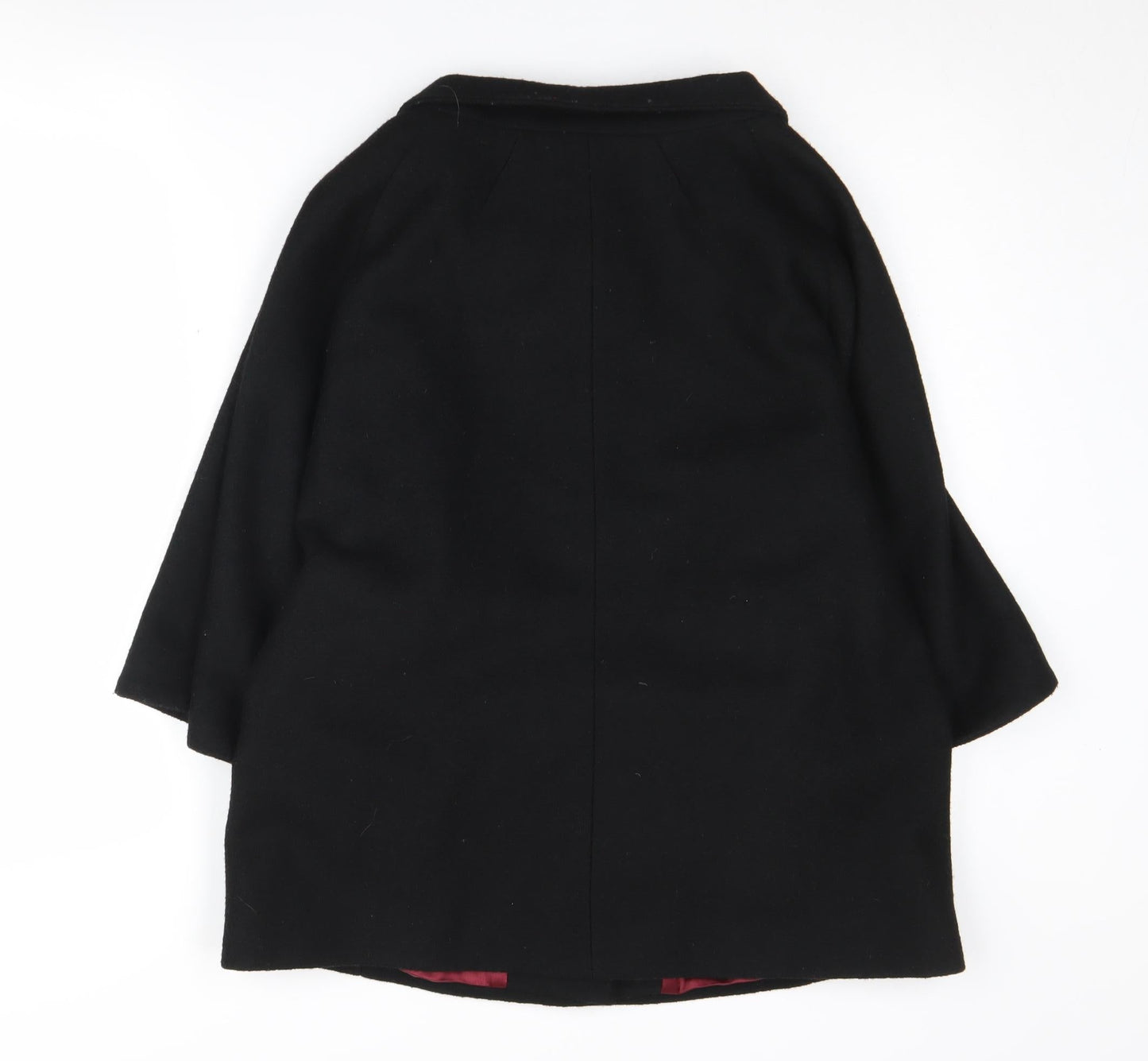 Et Vous Women's Black Mid-Length Overcoat Size 16
