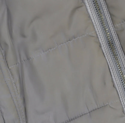 Wallis Grey Women’s Puffer Jacket Size S