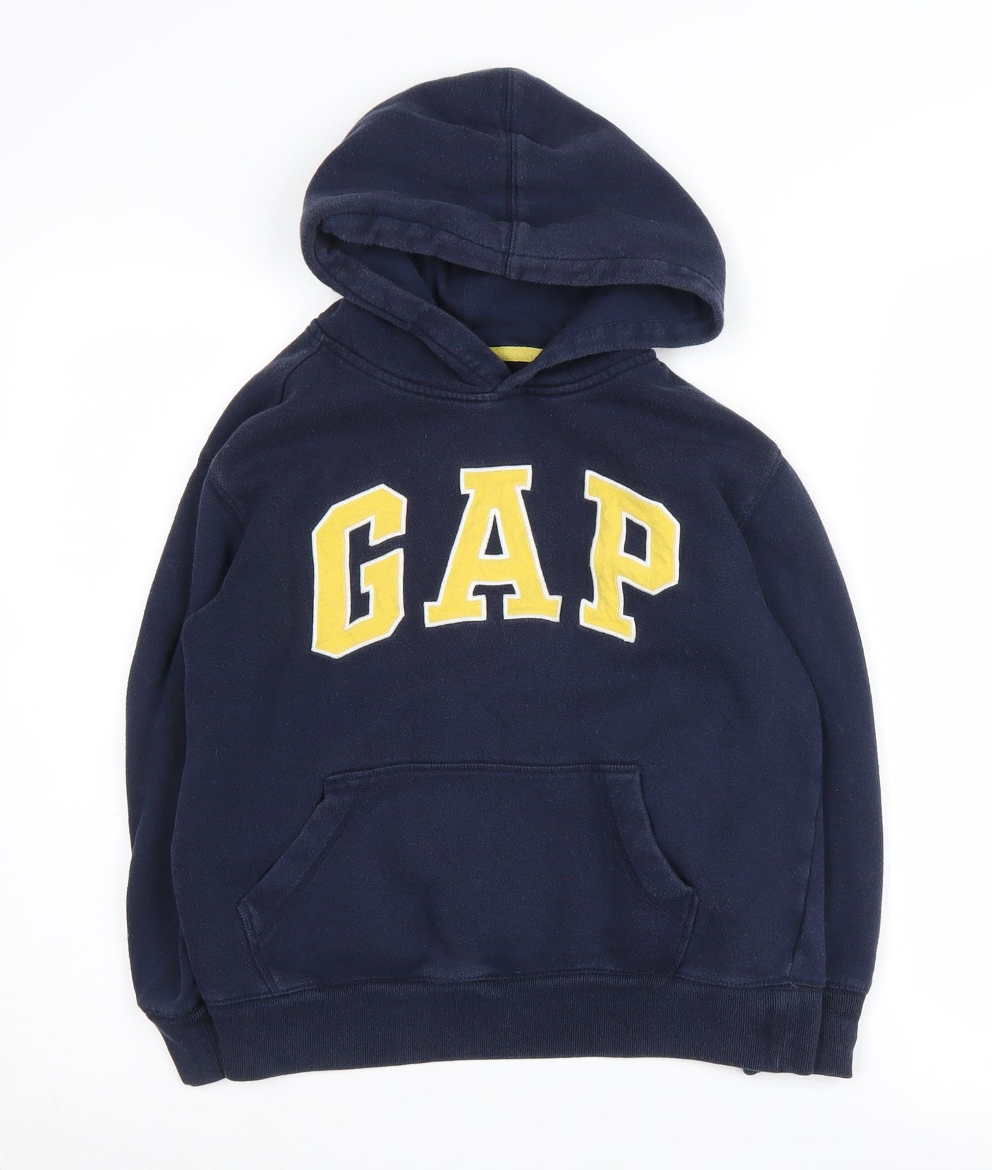 GAP Boys Blue Logo Pullover Hoodie, Size L, Casual Wear