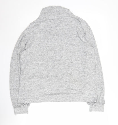 Gap Women's Grey Mock Neck Pullover Jumper M