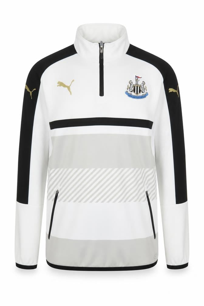 Puma Boys' White & Black Football Pullover - Size 14