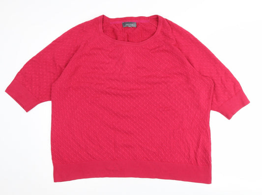 Marks and Spencer Women's Red Pullover Jumper, Size 20
