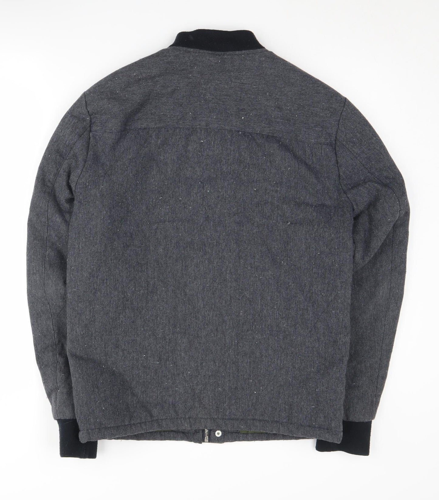 New Look Men’s Grey Bomber Jacket - Small Size