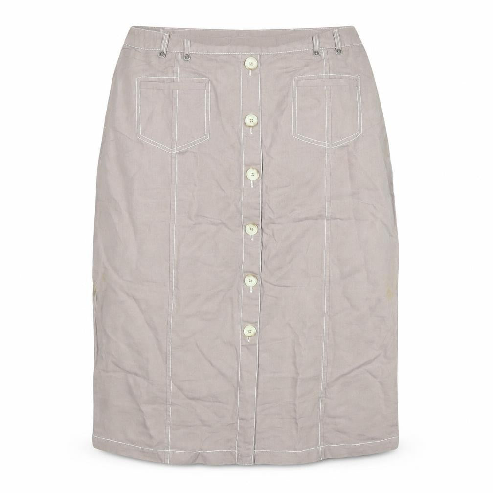 Frank Eden Women's Beige Pencil Skirt Size 18