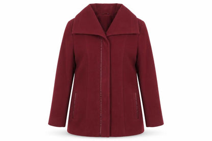 Marks & Spencer Women's Red Wool Mid-Length Coat