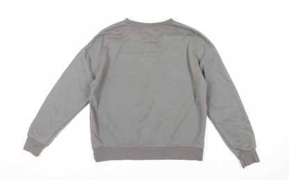 Preloved Disney Women's Grey Pullover Sweatshirt Size S - Back