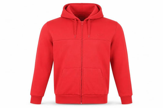 Slazenger Men's Red L Full Zip Hoodie with Pockets
