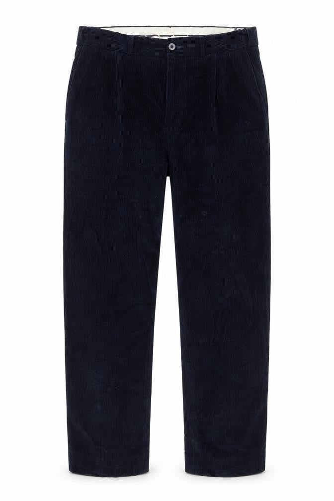 Maine New England Men's Black Corduroy Trousers Size 38