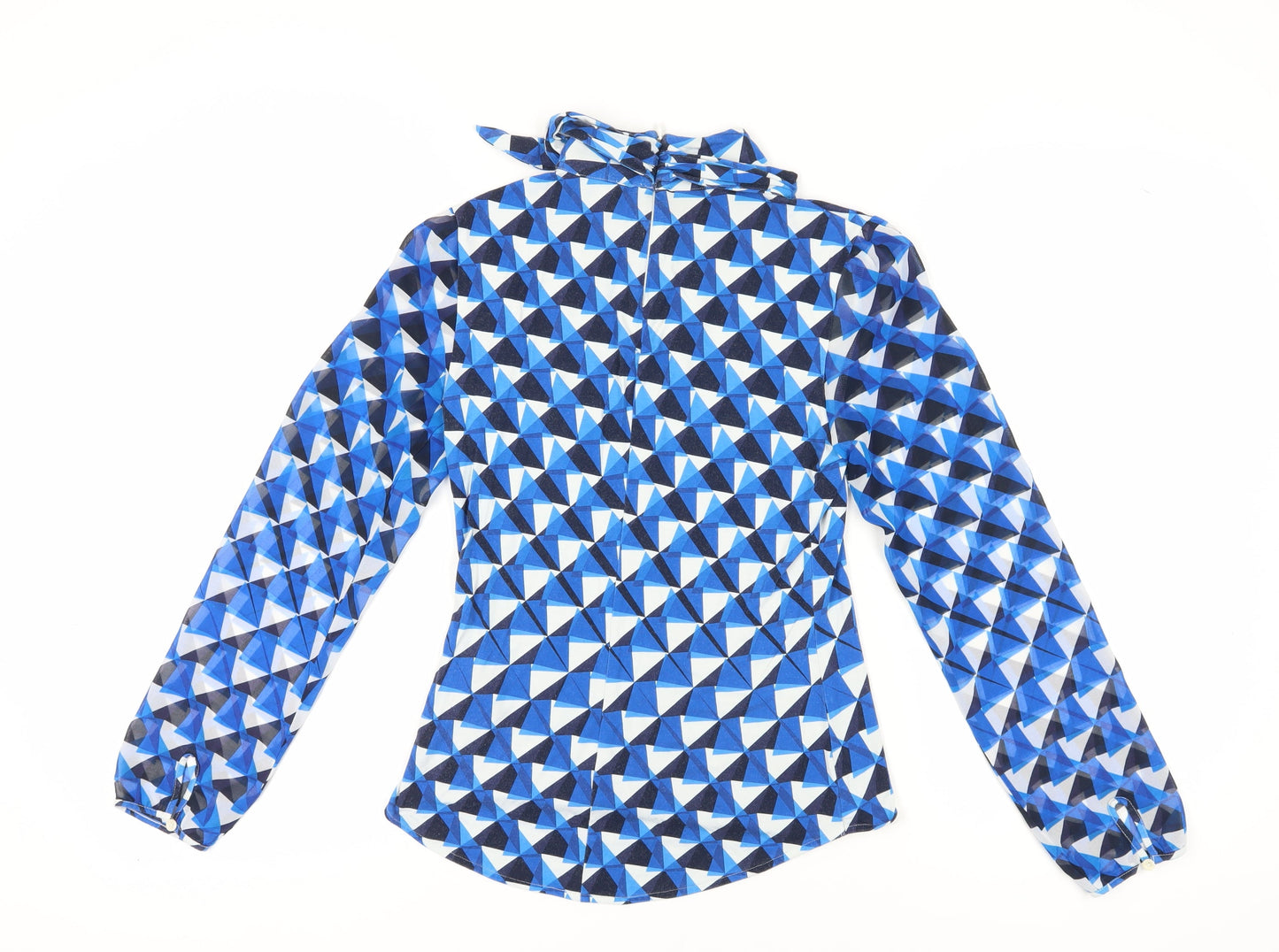 Karen Millen Women's Blue Geometric Tunic, Size 10