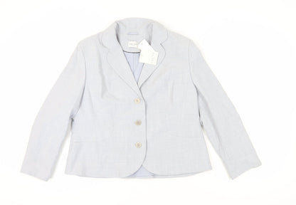 Eastex Women's Blue Blazer Size 18 Classic Fit