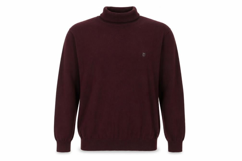 Peter Werth Men's Red Roll Neck Jumper M