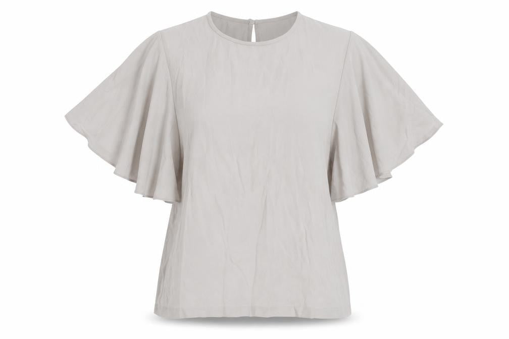 Apricot Women's Beige Viscose Tunic Blouse UK 8