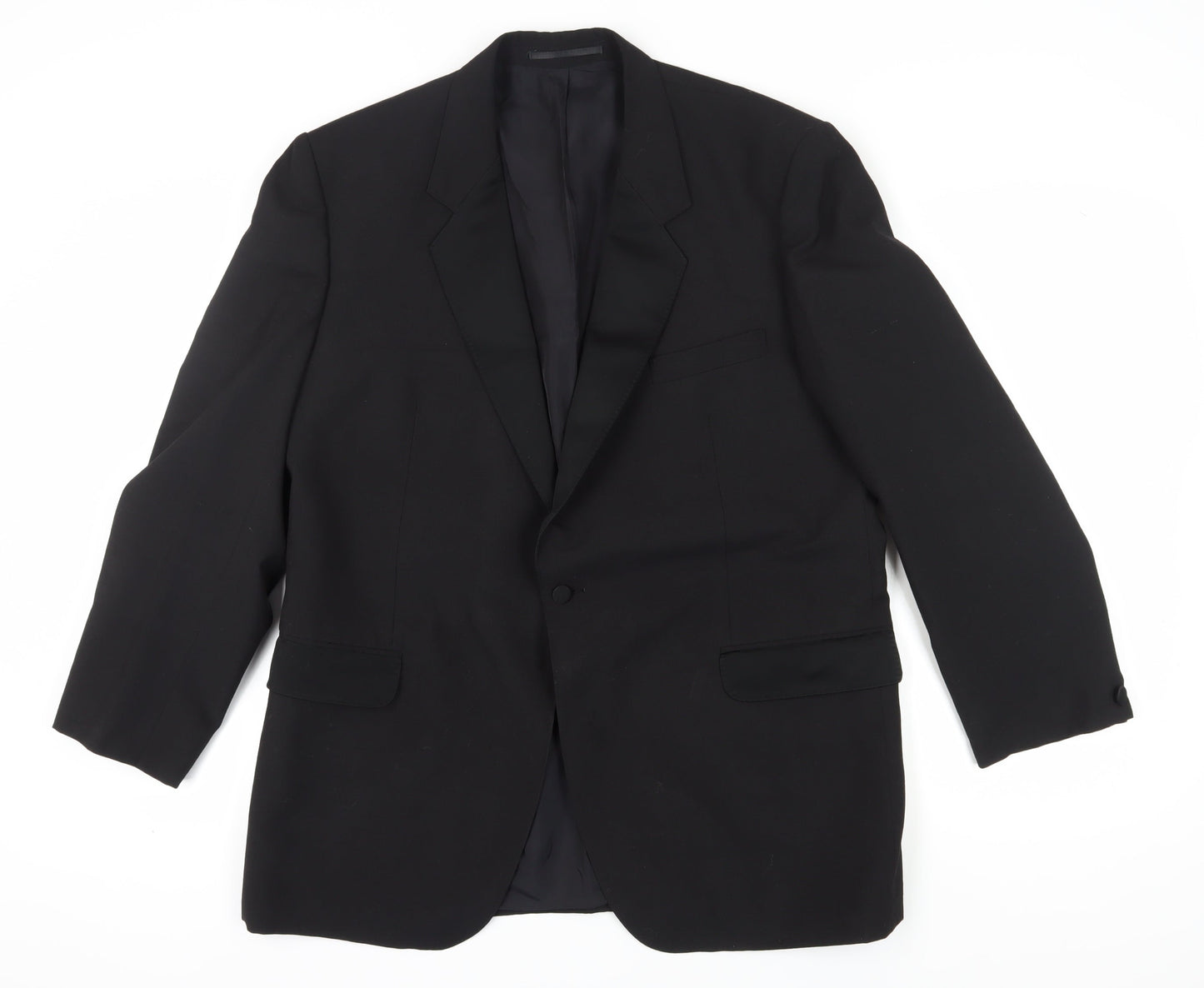 House of Fraser Men's Black Tuxedo Blazer, Size 46R, Classic Style