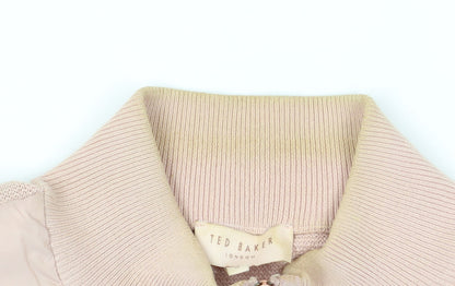 Ted Baker Women's Pink Bomber Jacket Size 10